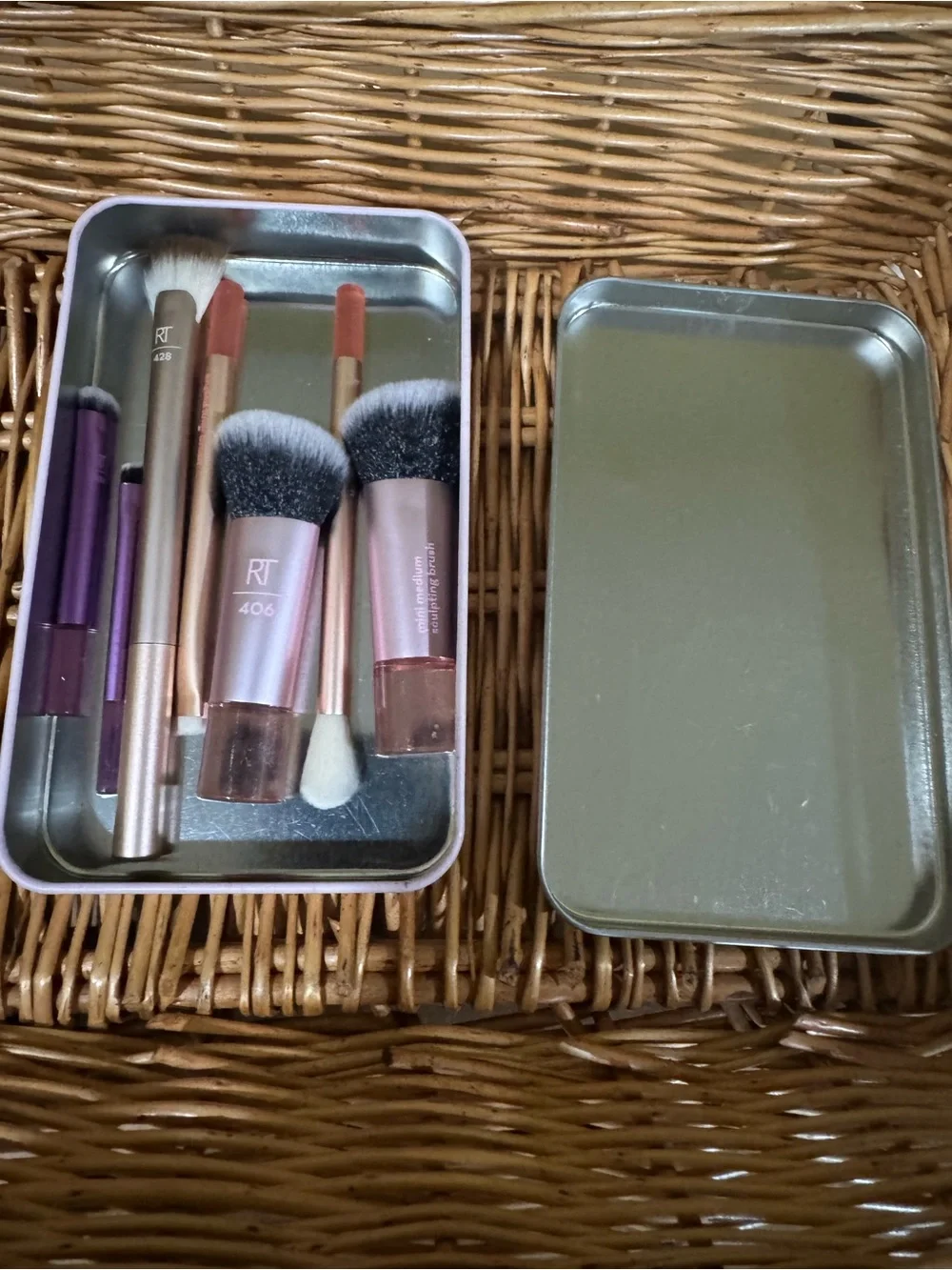 R'SALY 7pcs Brush Set - Pink Illustrated Tin
